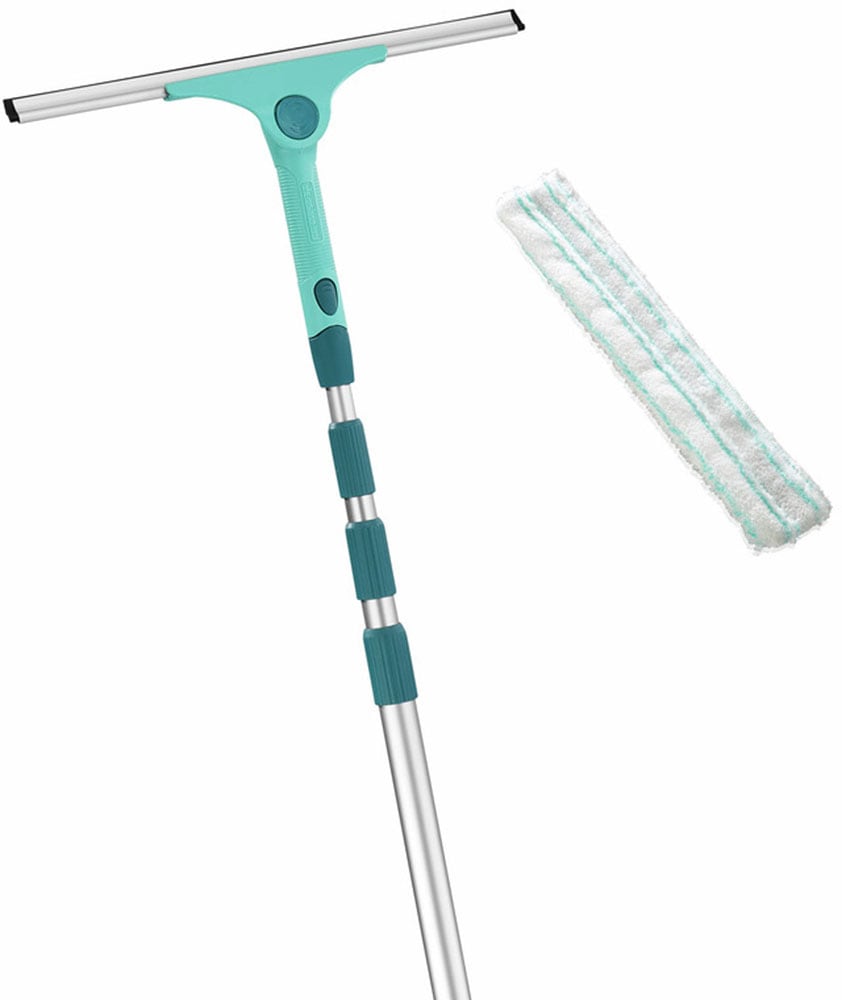 Leifheit Wasserabzieher »Set Window Slider XL micro duo Telescope 4 m« mit Wischbezug