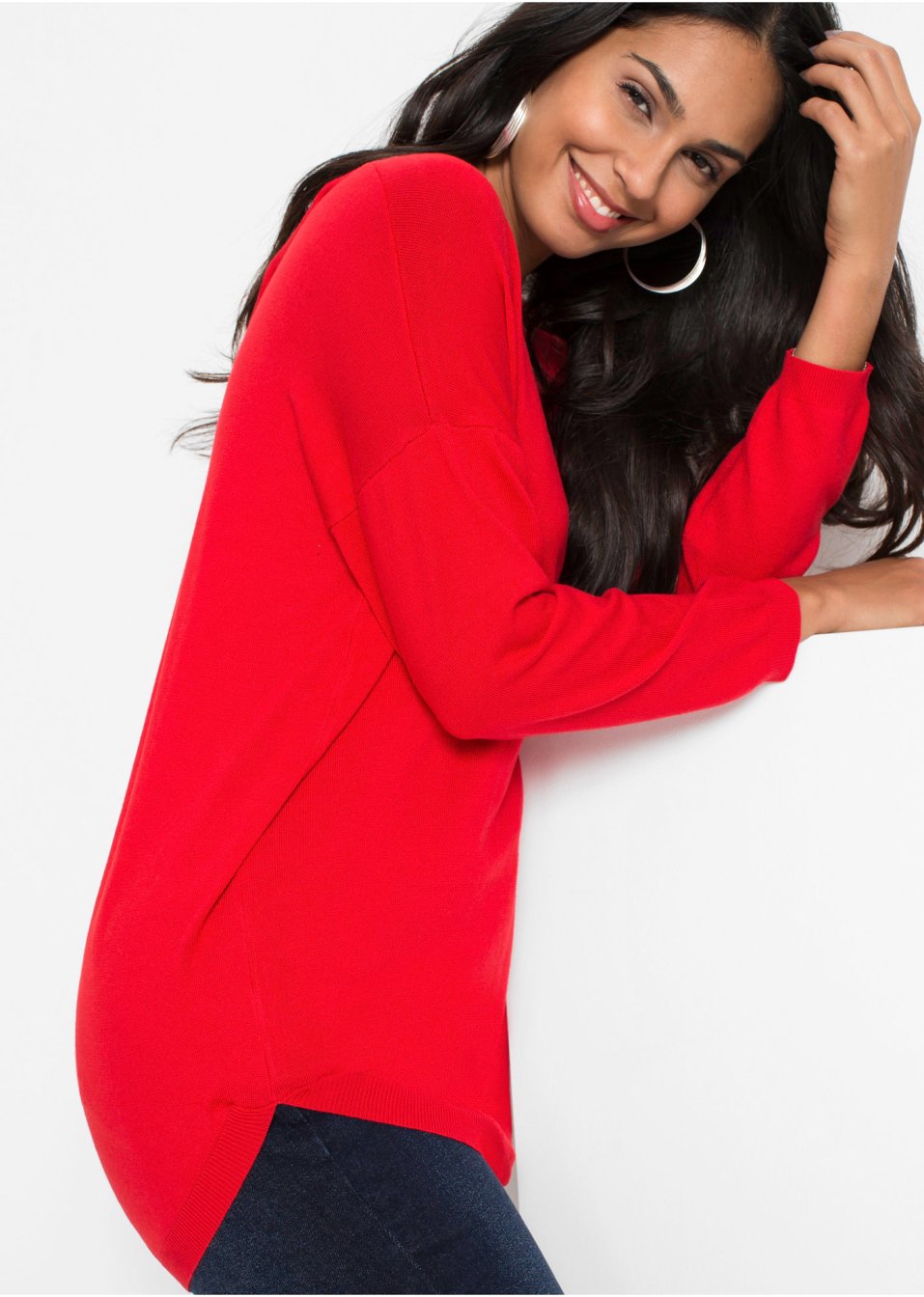 Pull à décolleté dos en V