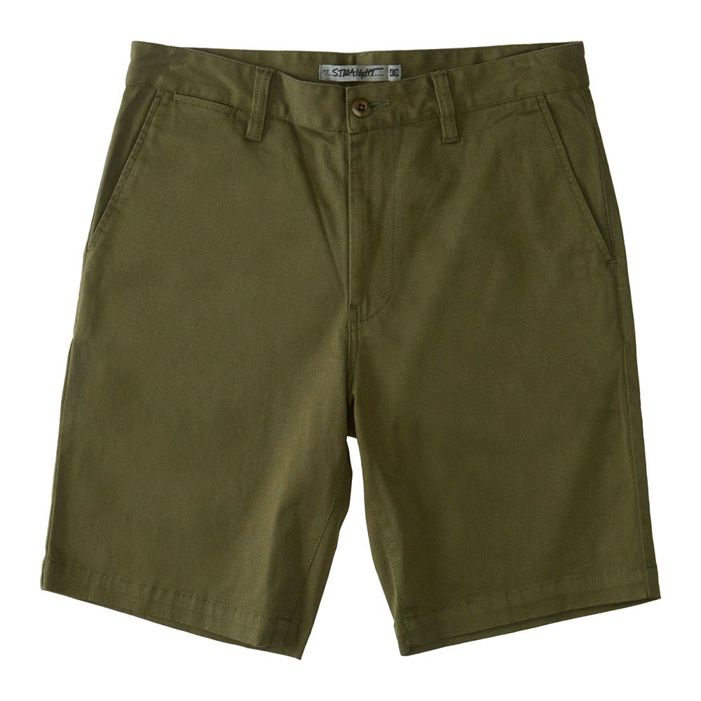 DC Shoes WORKER STRAIGHT CHINO - Short Homme ivy green