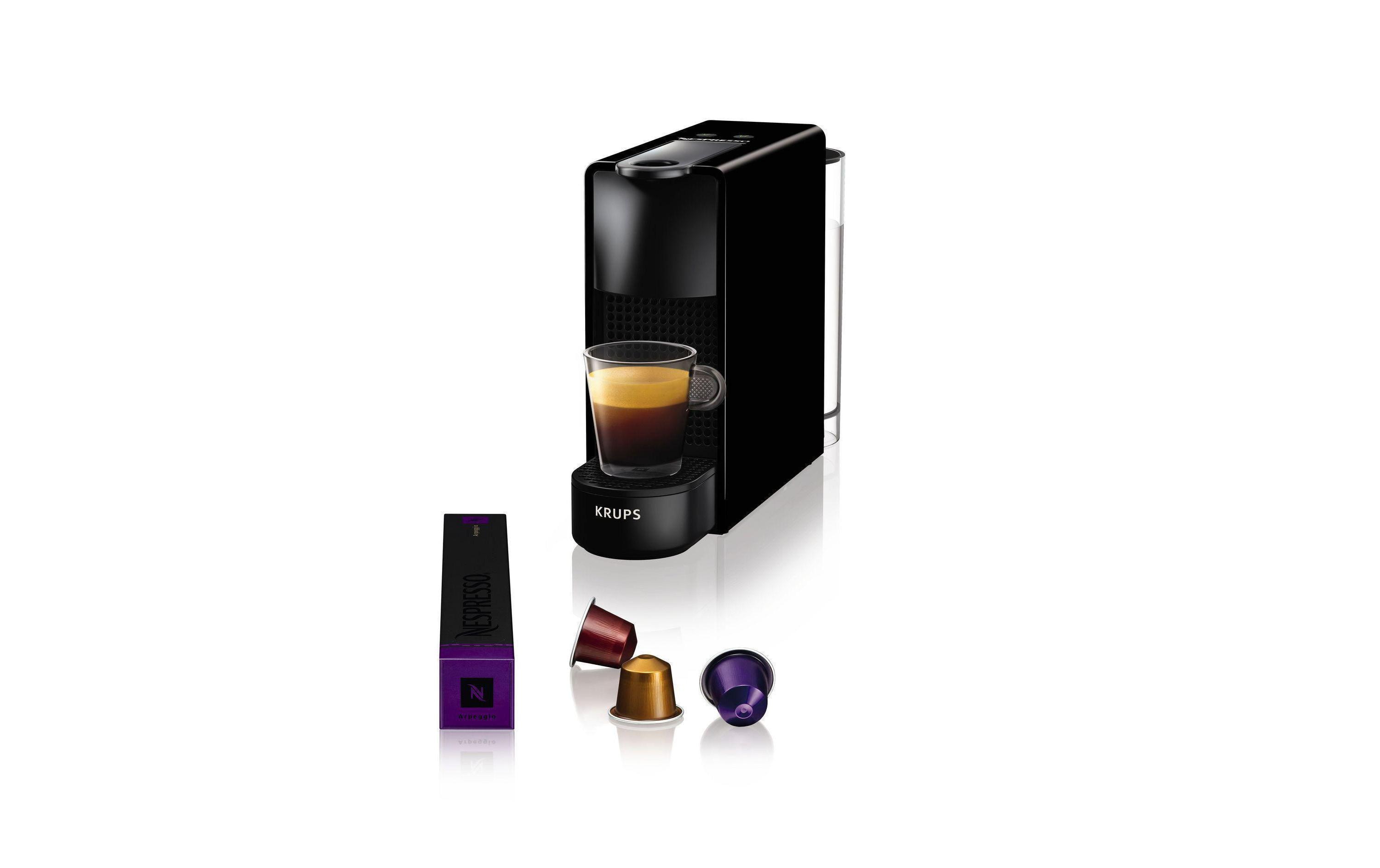 Kaffeemaschine Nespresso Essenza Mini XN1108 SchwarzKapselmaschine