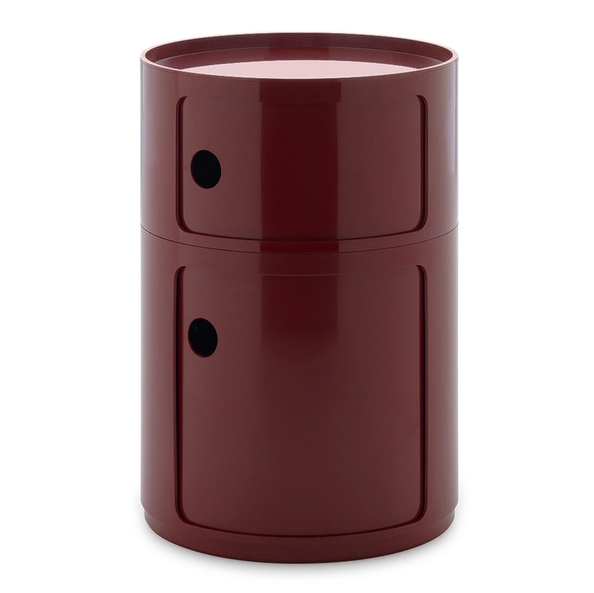 Nachtkastje Componibili New Big burgundy
