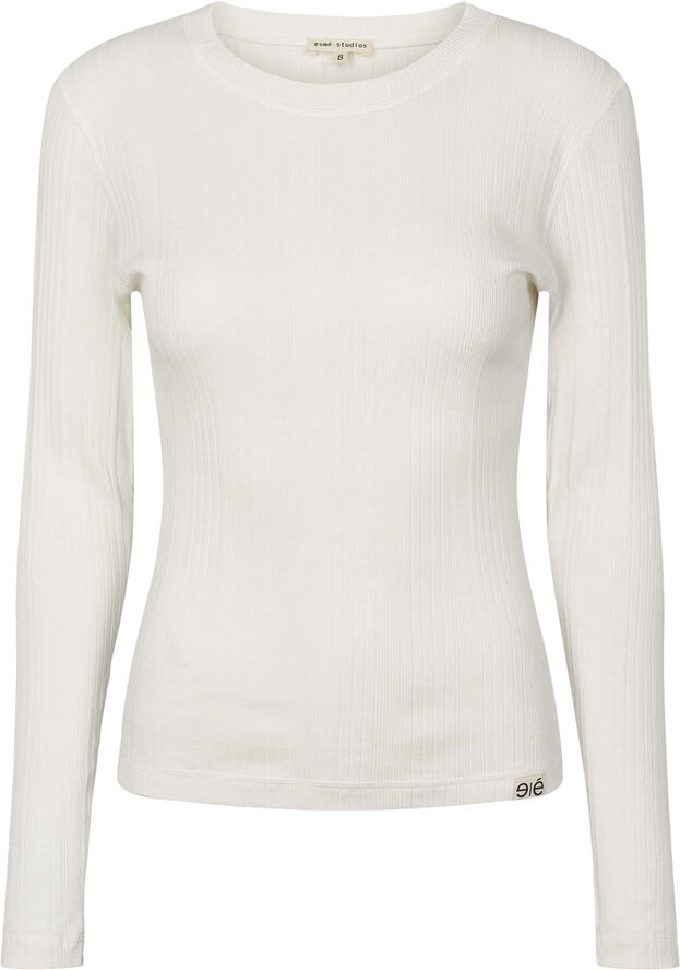 esmé studios ESLotus LS Top GOTS Snow white