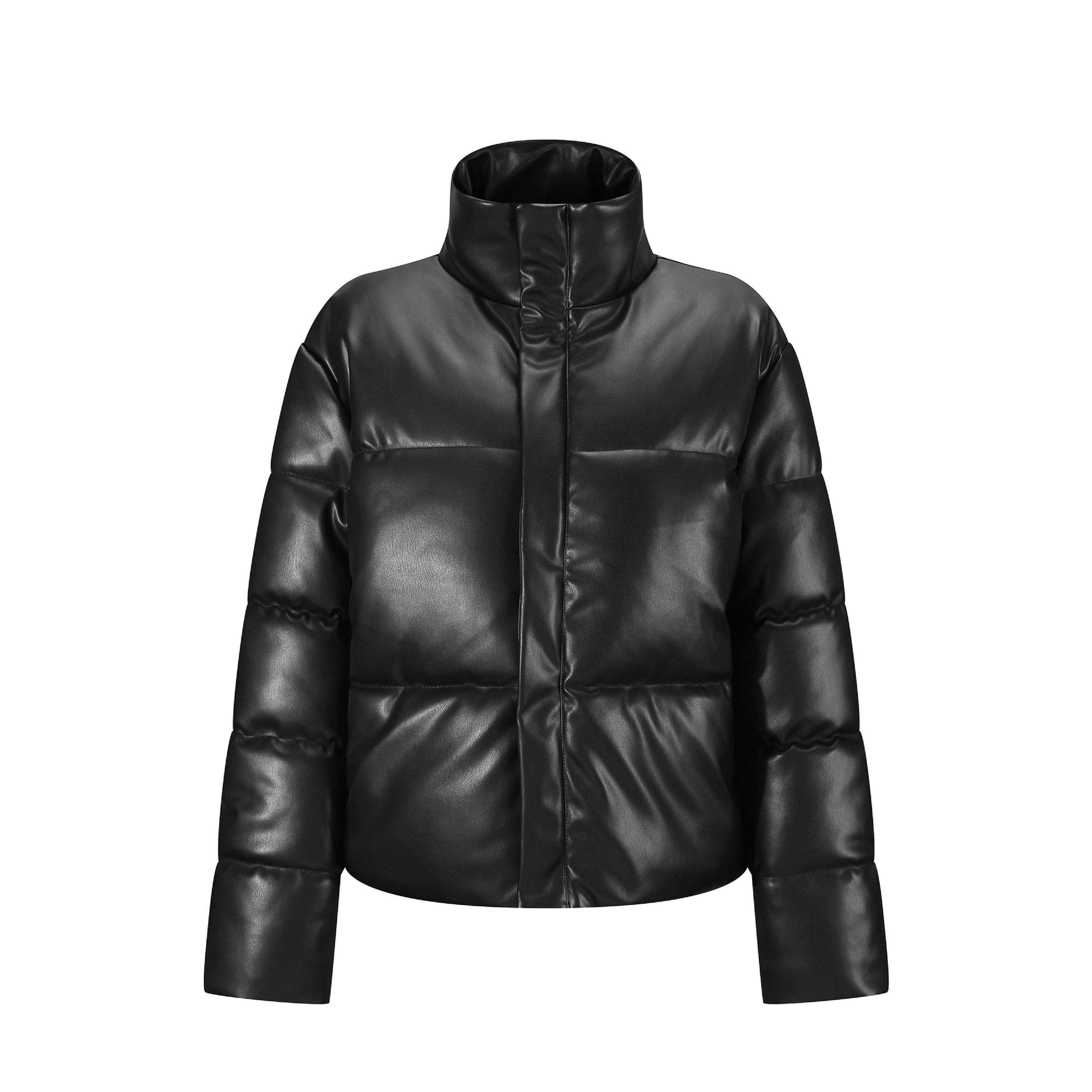 Firetrap PU Puffer Jacket Womens