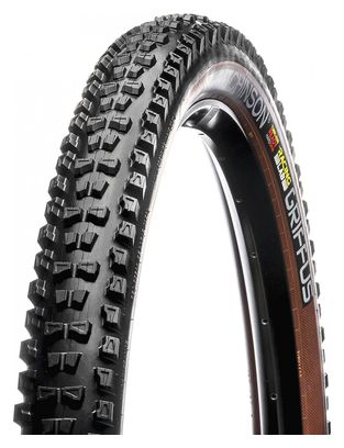 Pneu VTT Hutchinson Griffus Racing Lab 2.40 29 Tubeless Ready Souple Hardskin Race Ripost Gravity Flancs Beiges Tan eBike