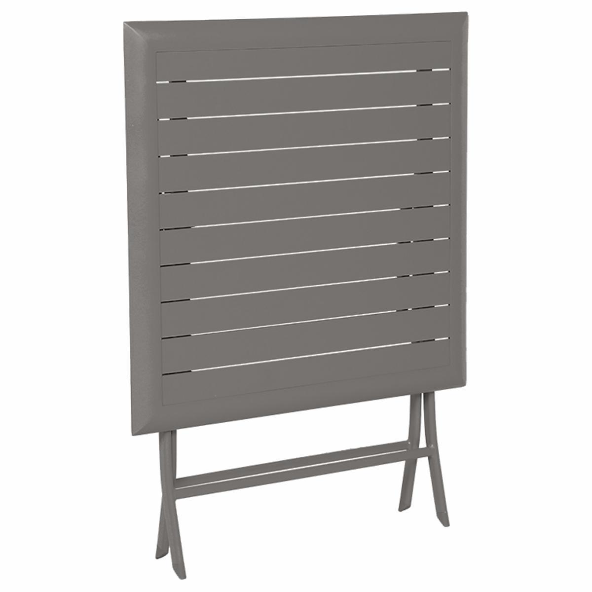 TABLE AZUA PLIANTE ALUMINIUM TONKA 2 PLACES