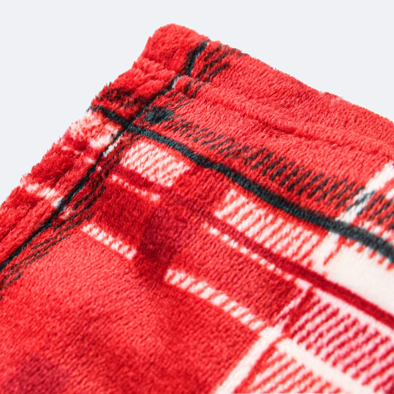 Plaid super doux imprimé 'Scotty'
