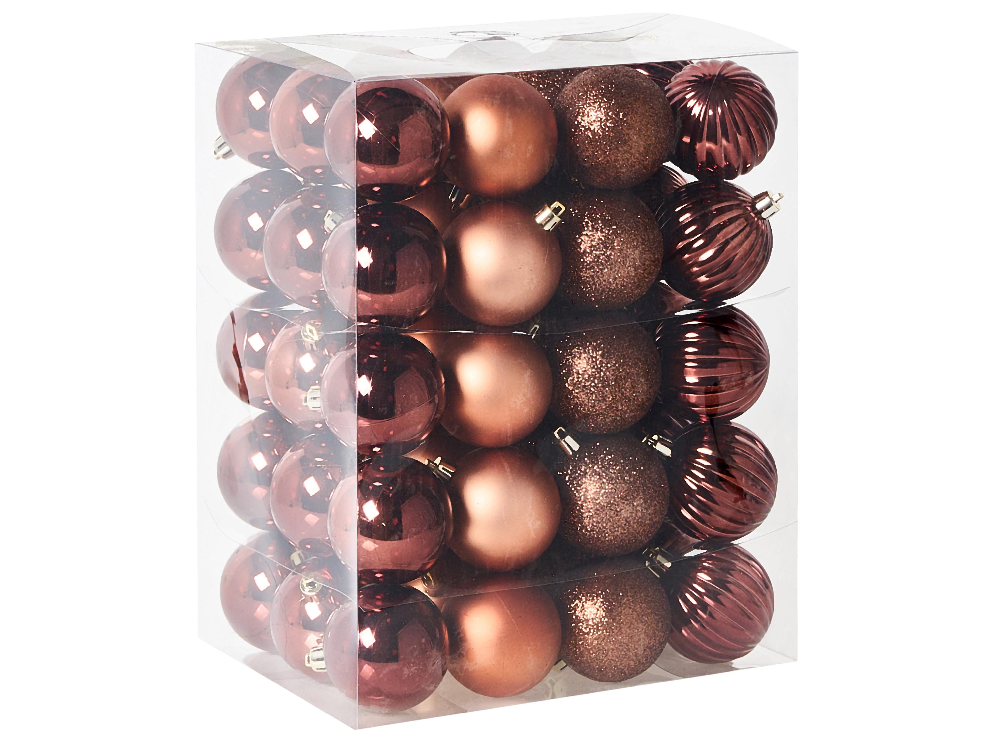 Set van 60 kerstballen ISOJARVI Bruin