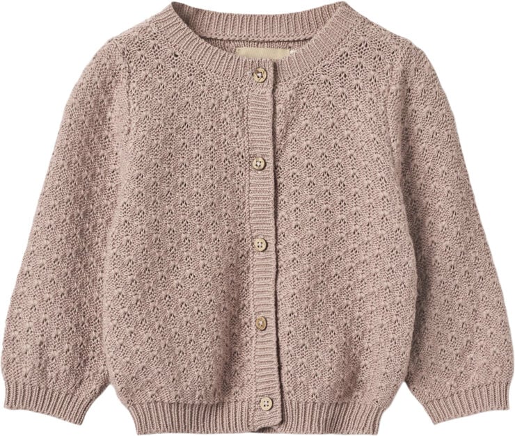 Wheat Strik Cardigan Magnella Dry rose