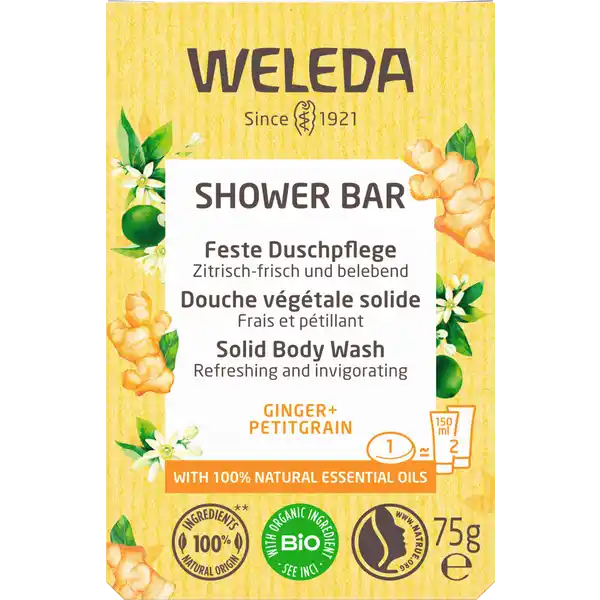 Shower Bar Feste Duschpflege Ginger + Petitgrain