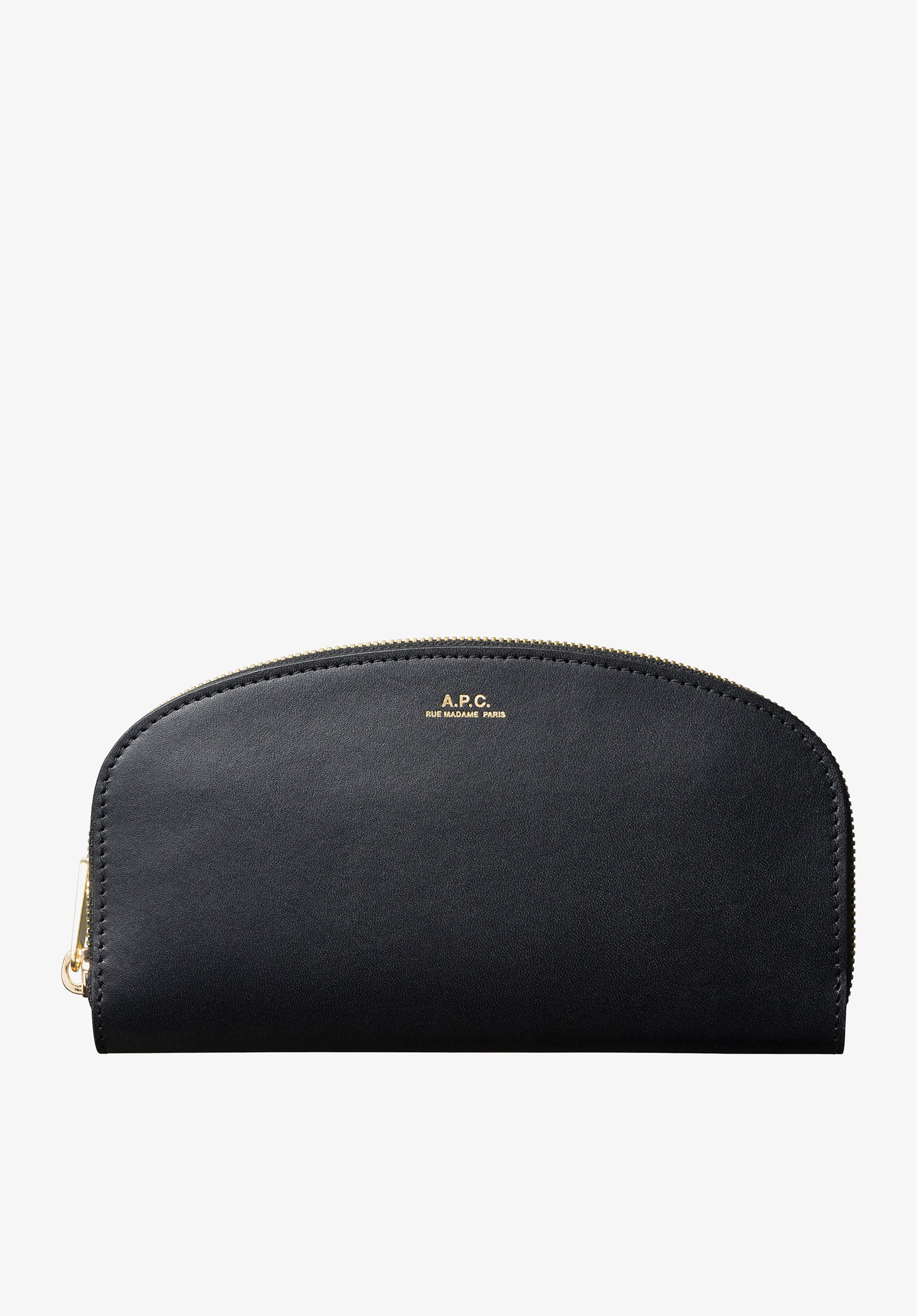Portefeuille Demi-Lune - Noir