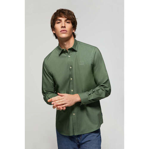 Polo Club - BLOCK FRAME OXFORD SHIRT Verde