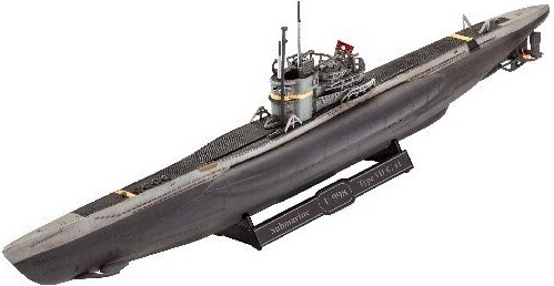 Revell - German Submarine Type Vii C/41 Ubåd Byggesæt - 1:350 - Level 4 - 05154