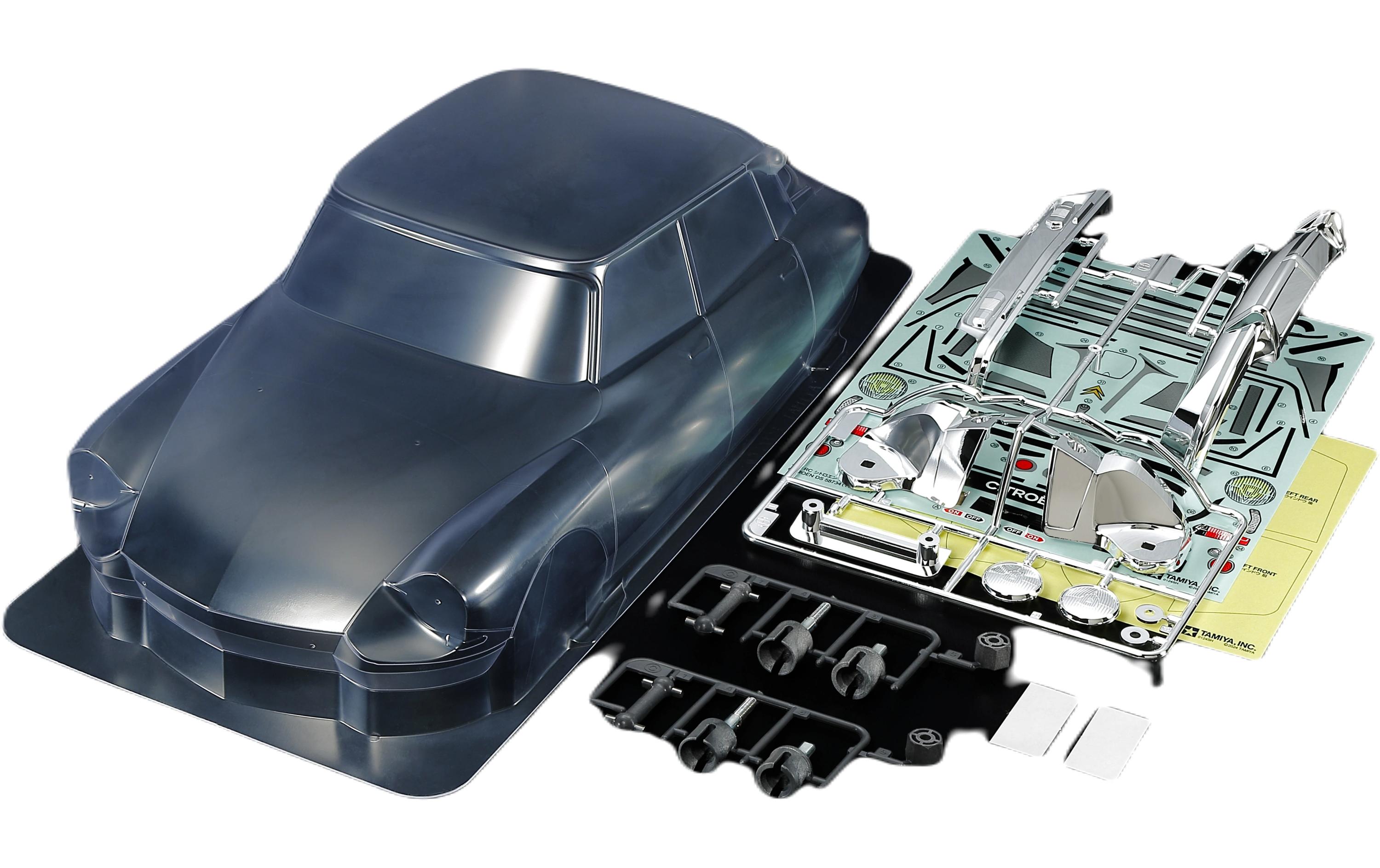 Karosserie Citroen DS, 1:10, unlackiertKarosserie Citroen DS für M-Chassis