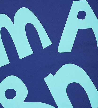 Marni T-Shirt - Blau m. Türkis