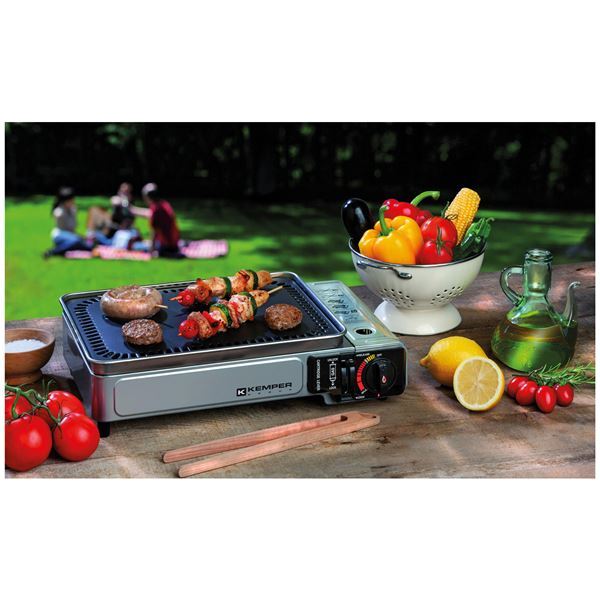 Plancha à gaz portable