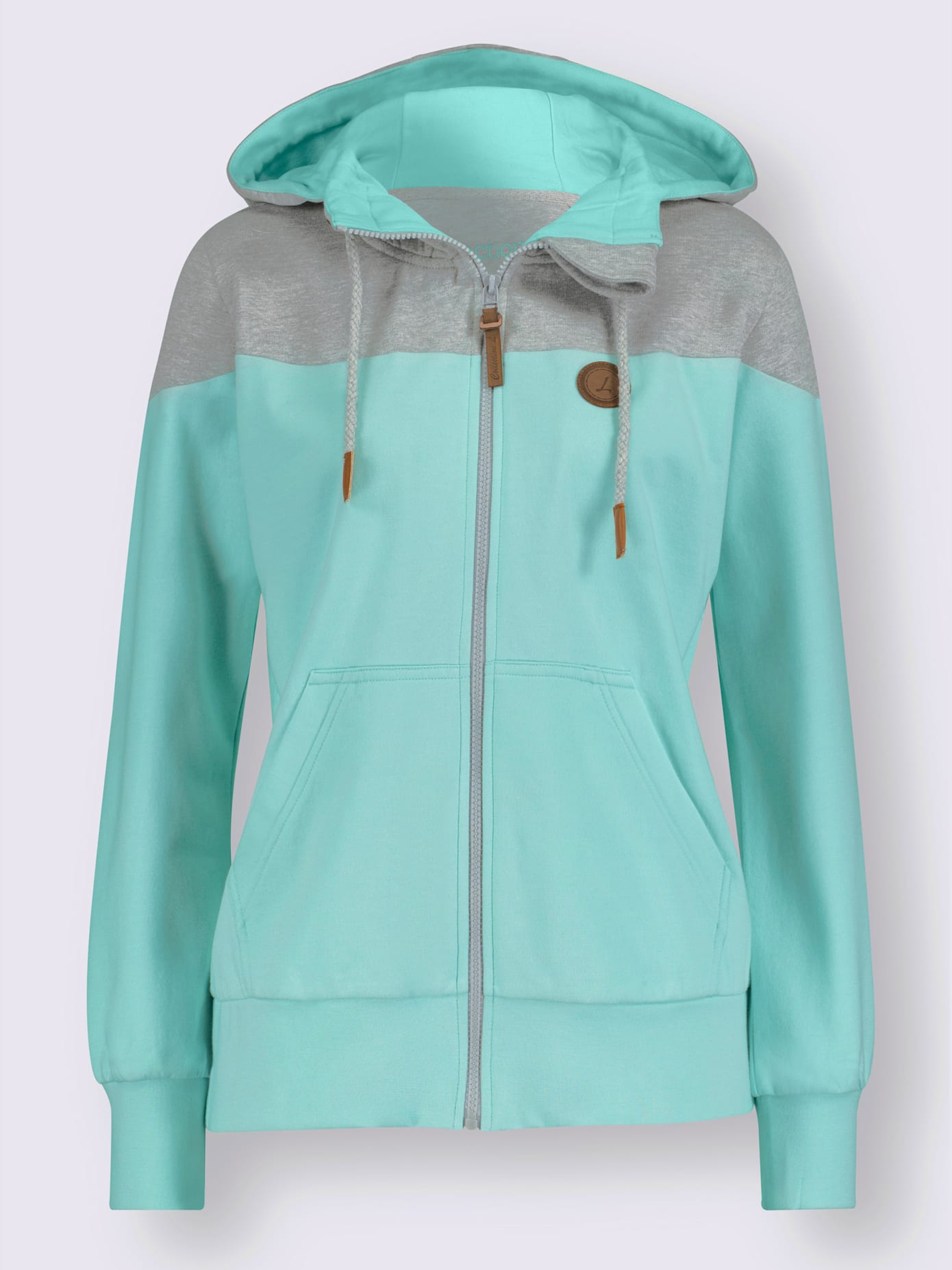 Veste sweat 55% coton