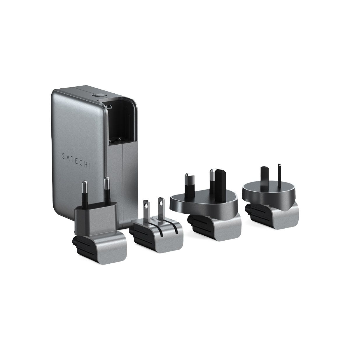 Satechi USB-C ladestasjon (grå)