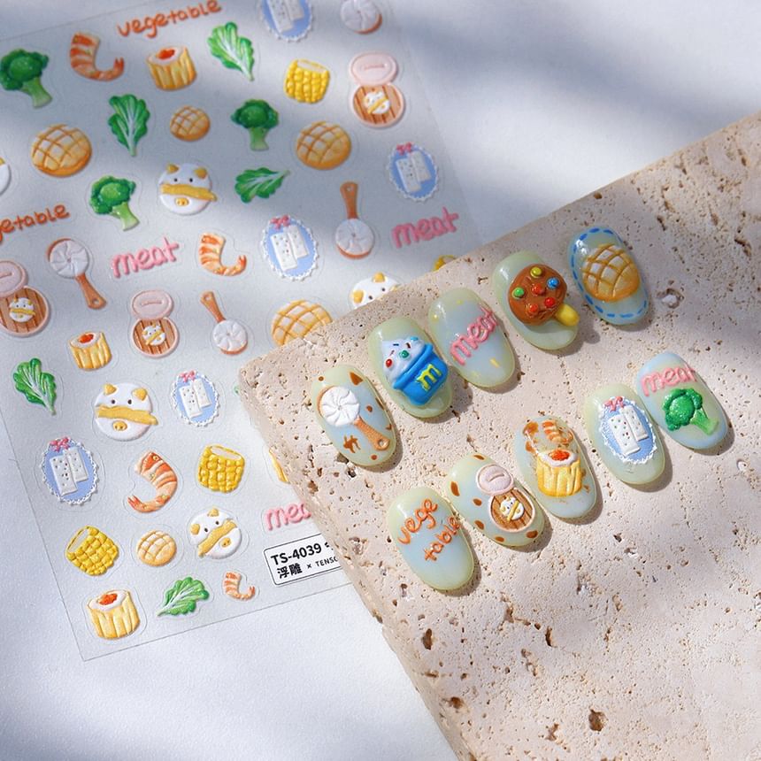 dainlili - Cartoon Nail Art Stickers