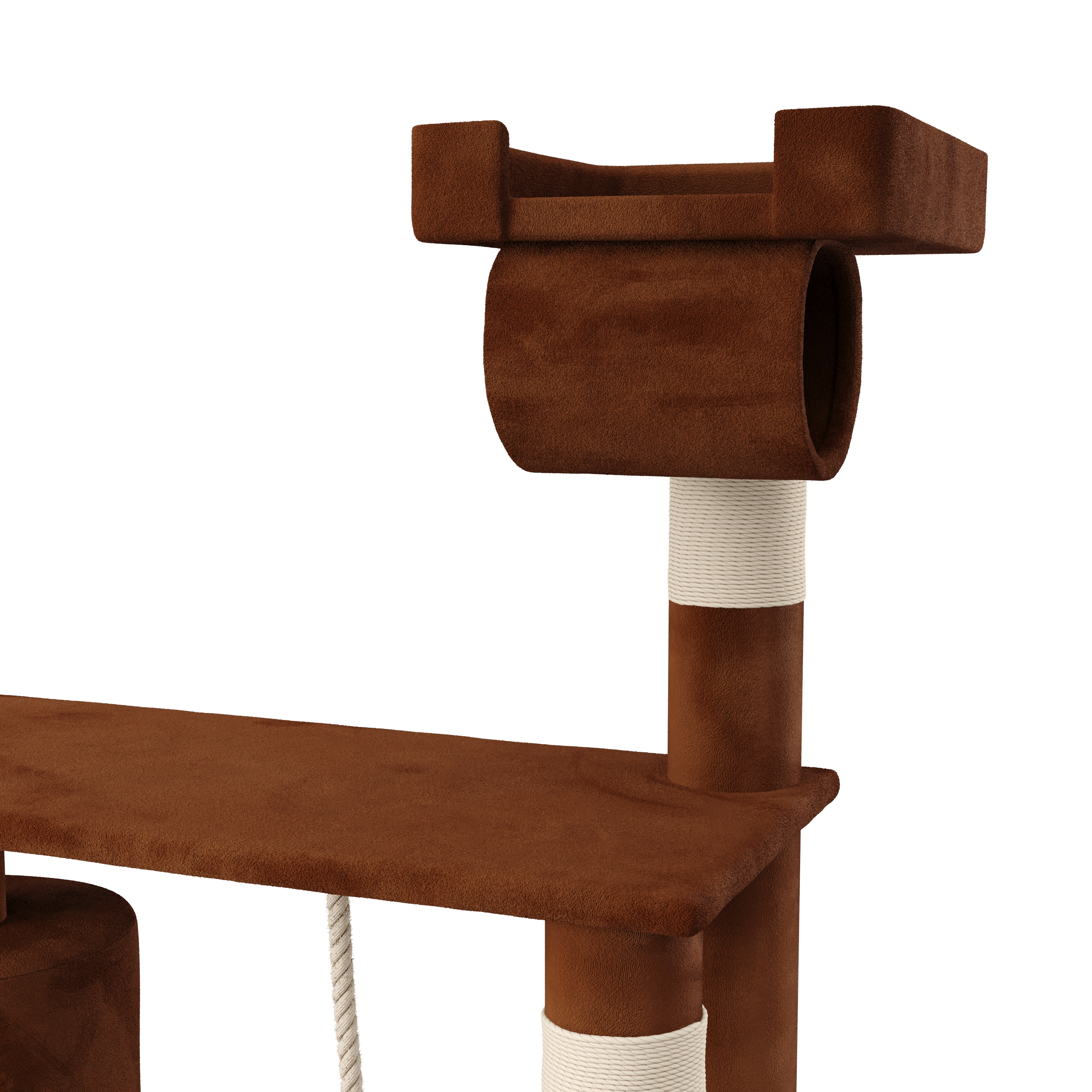 Katzenbaum SIMBA 141 cm braun