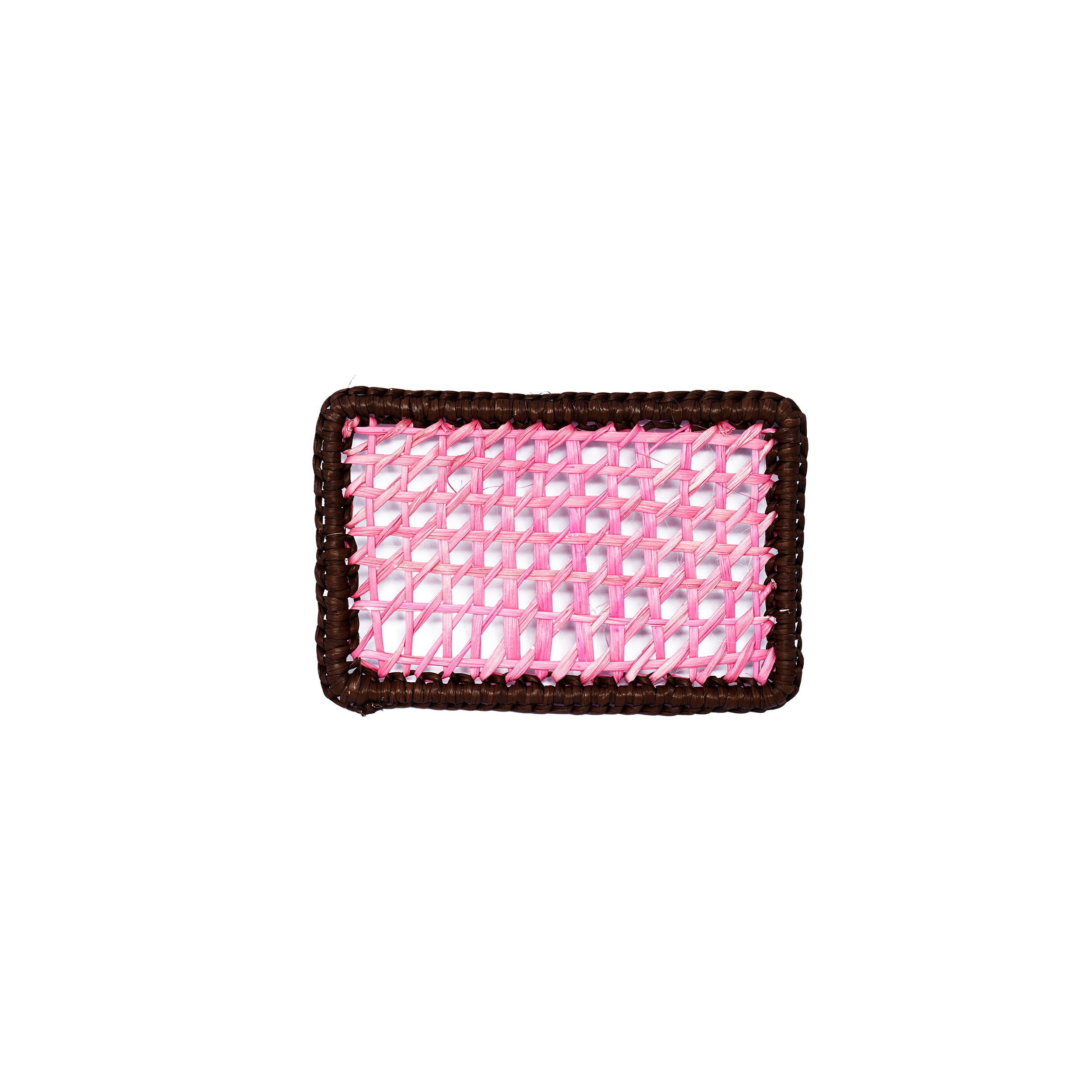Set de table rectangulaire à tissage ajouré avec sous-verre (lot de 2 unités)