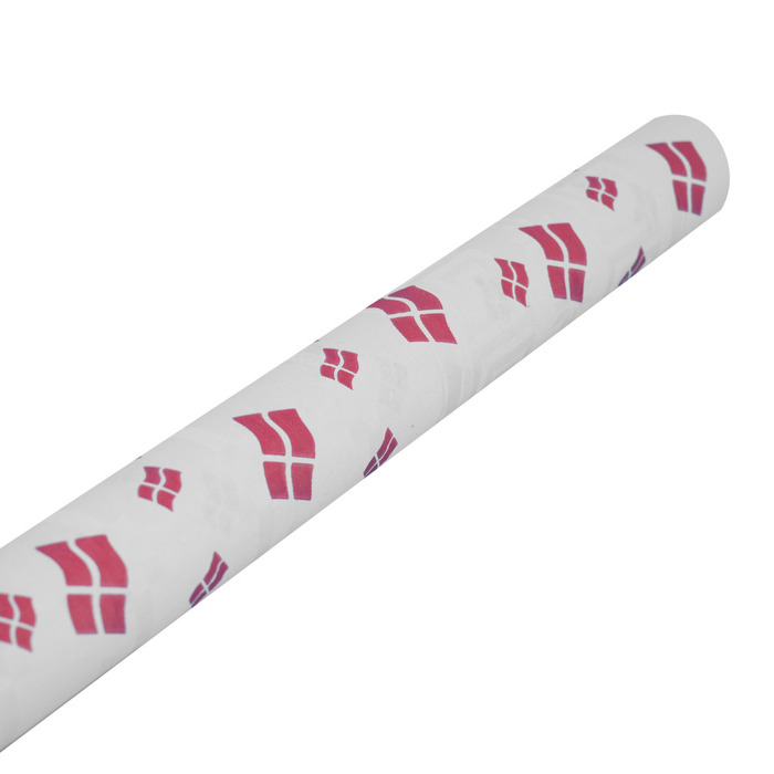 Papirdug hvid med flag 1,2 x 5 meter