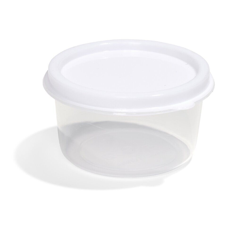 Lot de 10 mini boîtes alimentaires rondes 65ml