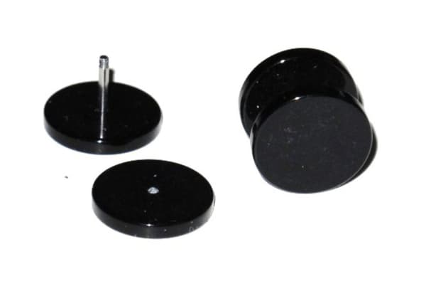 Fake Plug - Sort 14 mm
