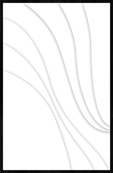 Schilderij Jeu En Ligne (zwarte relieflijst)