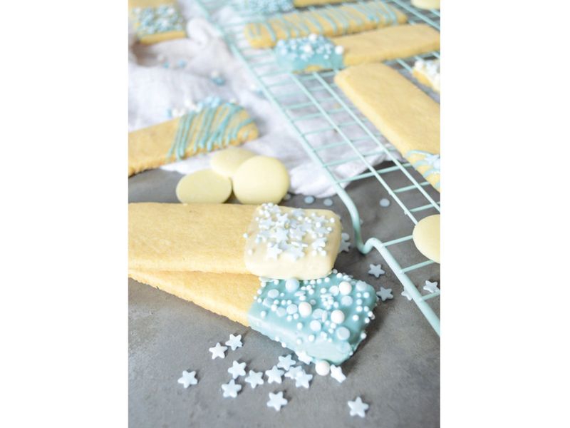 ScrapCooking Zuckerstreusel Mix Blau 64 g, 4 Stück Süsse Dekorationen