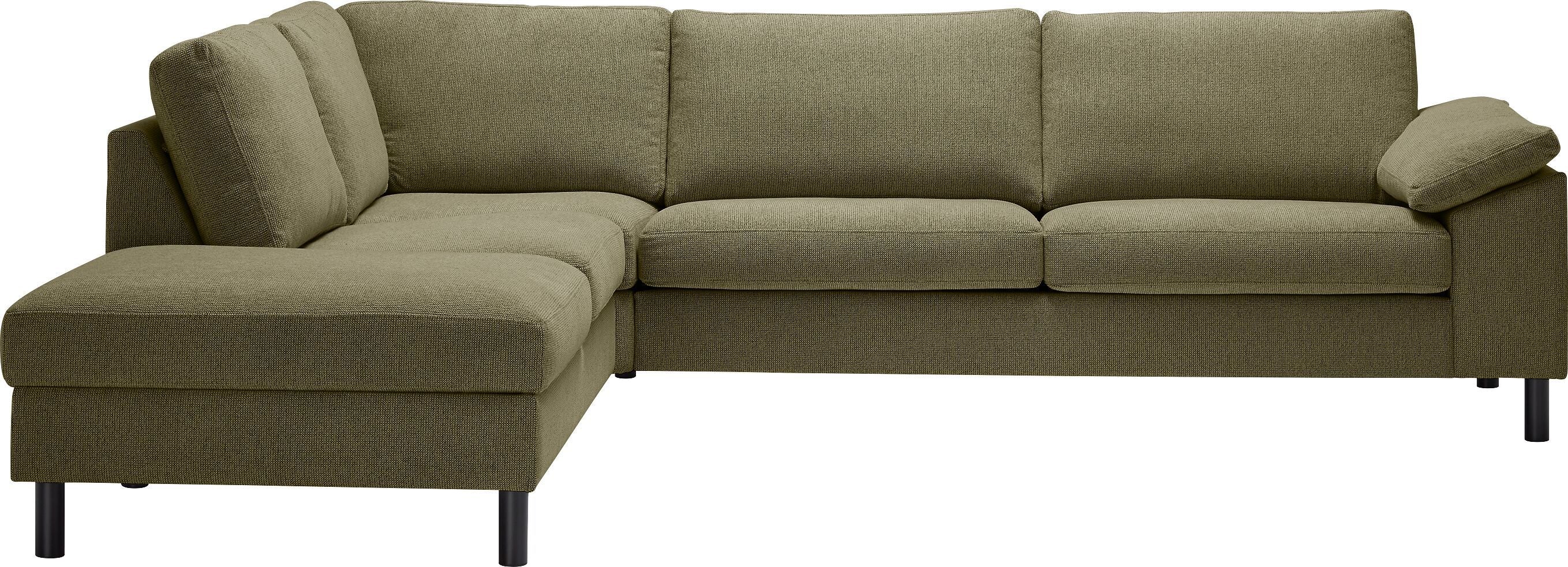 DIENER Ecksofa - Grün / B: 277.0 cm x T: 225.0 cm x H: 81.0 cm