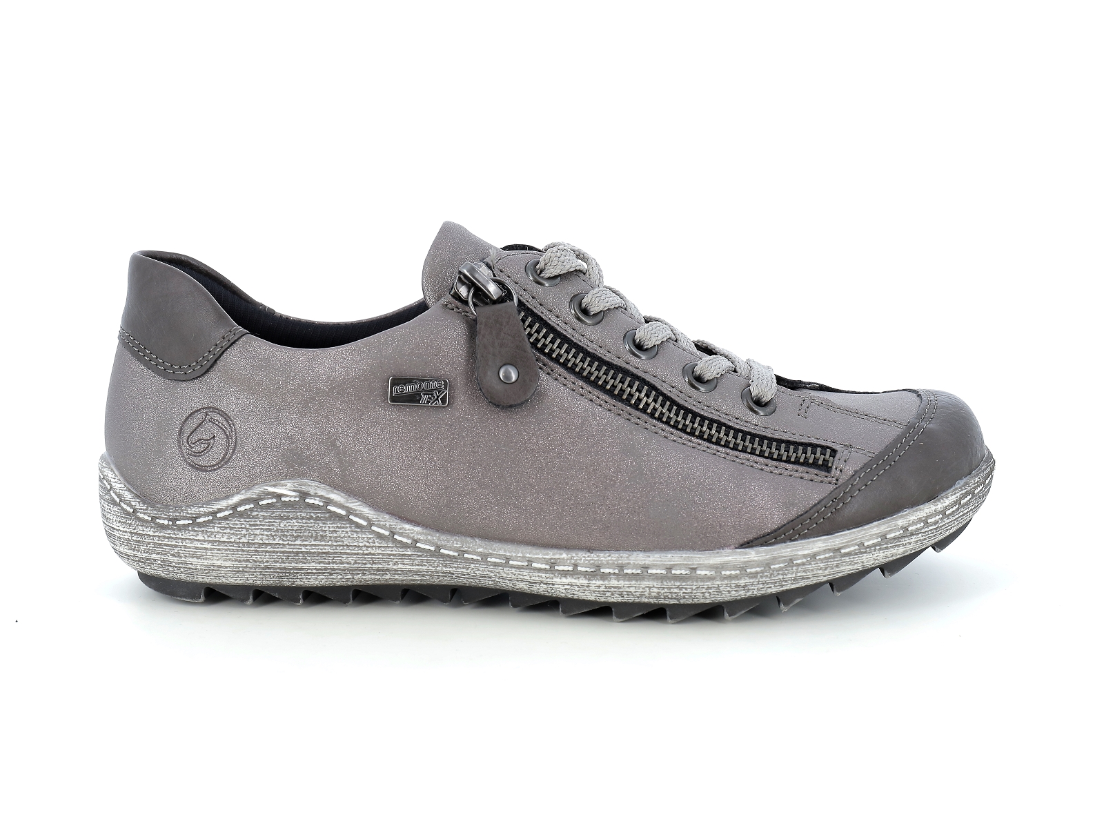 Remonte-R1402 Matières combinées Gris