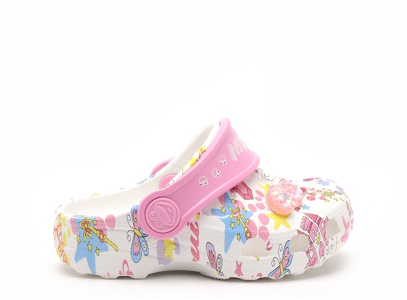 Coqui mules et sabots enfant 8701 251 3206 blanc