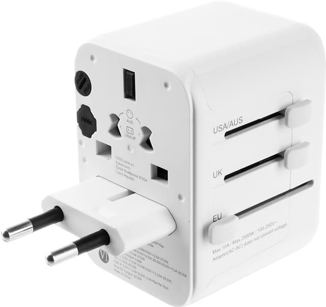 Fixed World 30W rejseadapter (hvid)