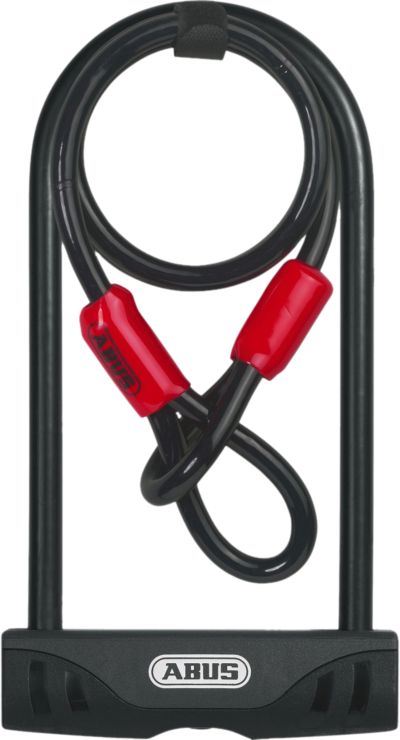 AbusFacilo 32/150HB230 + Halter USH32 + Stahlkabel Cobra™ 10/140 - schwarz