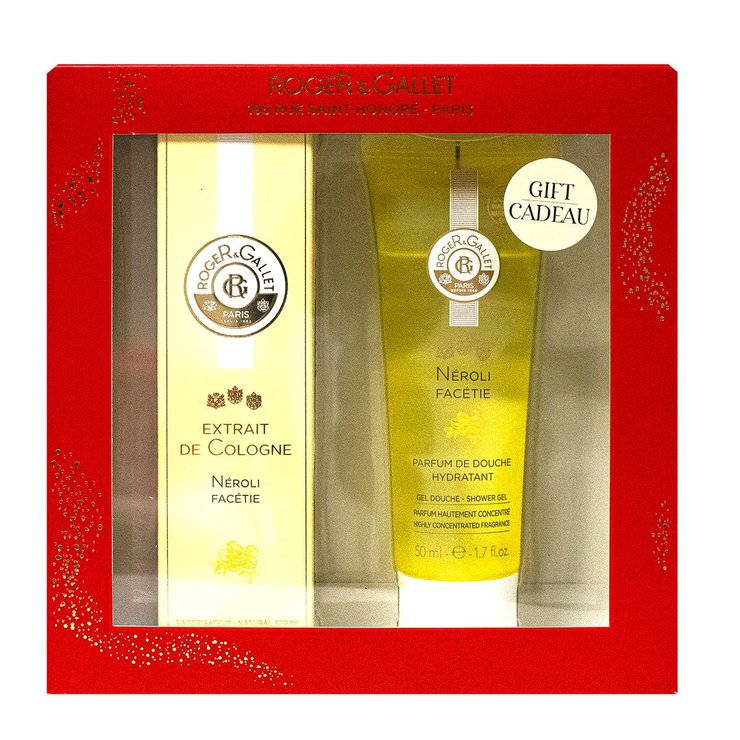 Néroli facétie coffret extrait de Cologne & parfum de douche