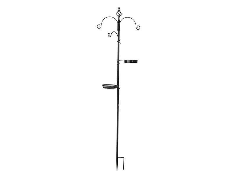 Esschert Design Futterspender Futterstation L Futter- und Badeplatz für Gartenvögel