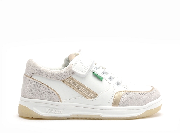 Kickers basses enfant kouic fille blanc