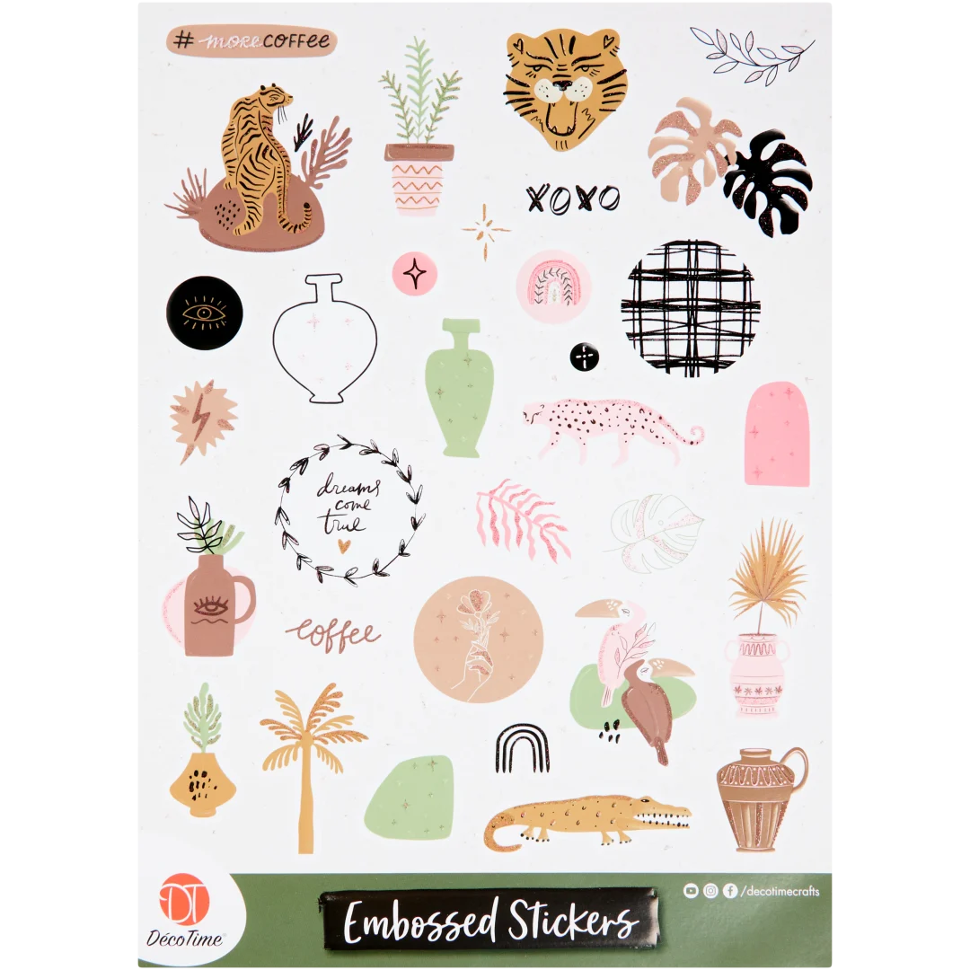 DécoTime stickervellen 2 stuks | diverse varianten