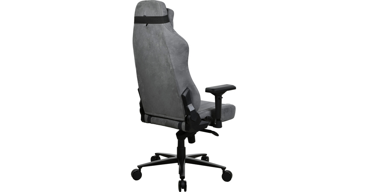 ArozziVernazza Supersoft Fabric - Anthracite gamestoel  (Antraciet)
