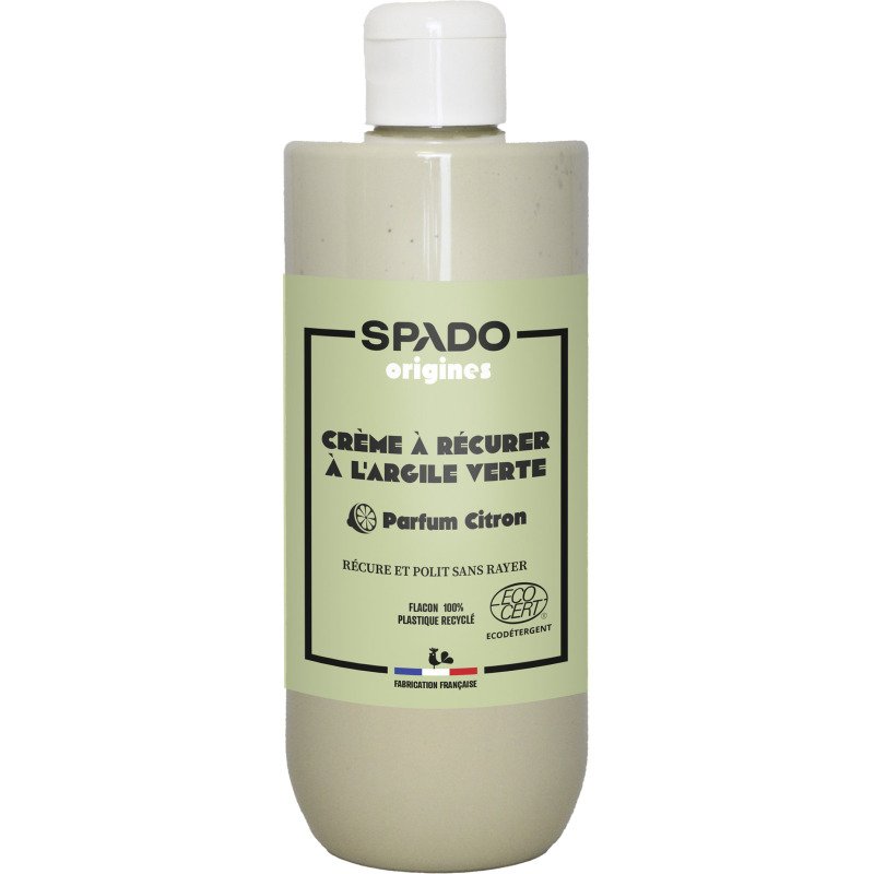 Crème à récurer à l'Argile verte Spado Origines - Flacon de 500 ml
