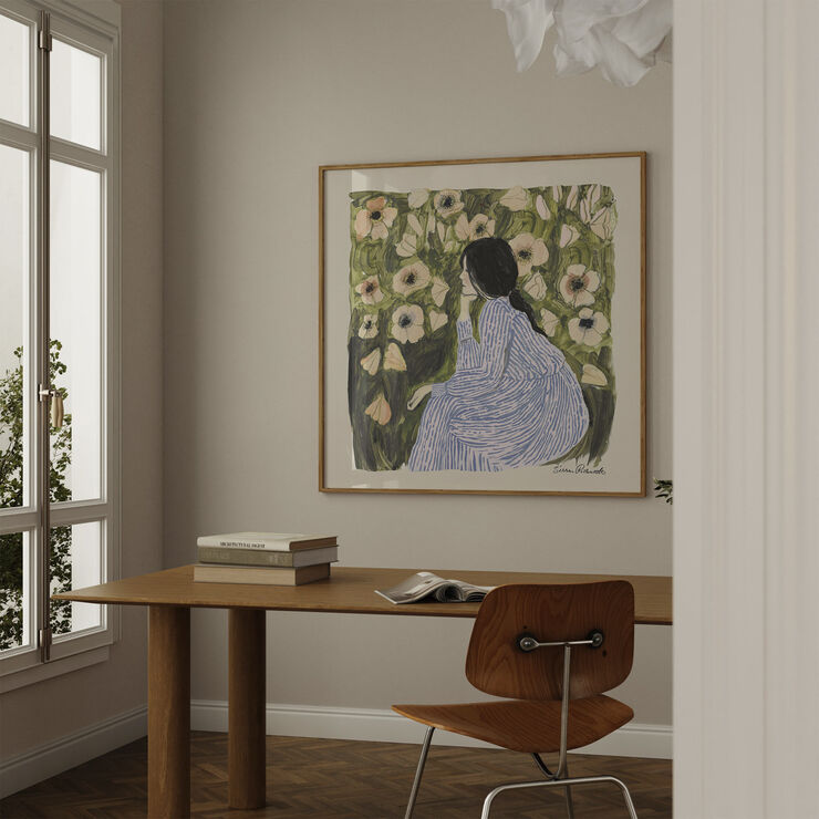 Poster & Frame Sissan Richardt - Distant Thoughts Flerfarvet