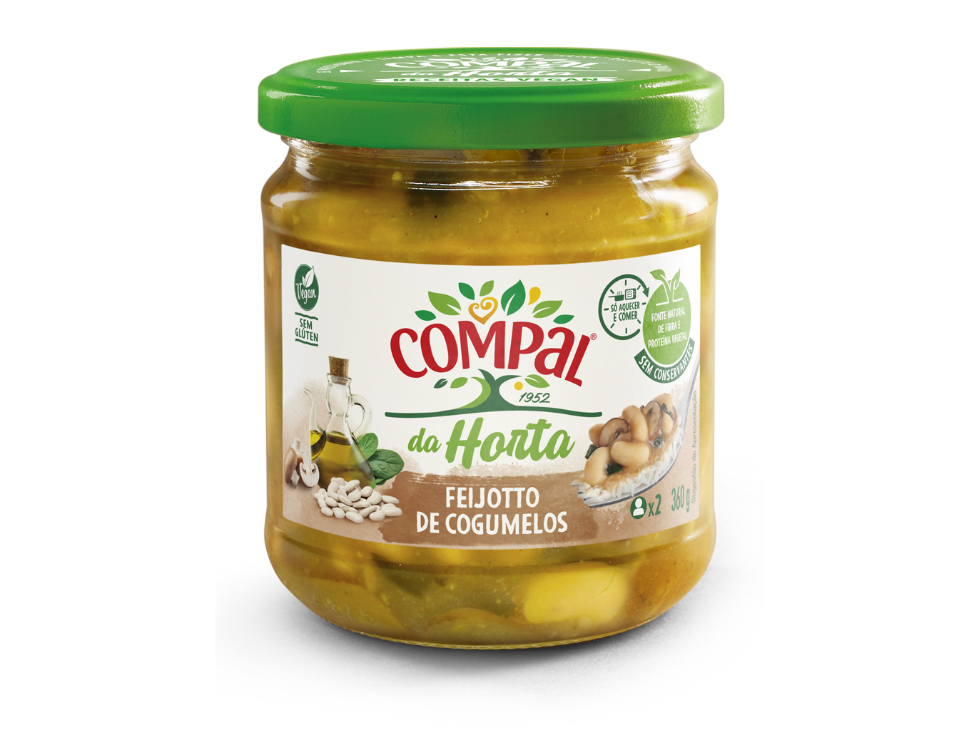 FEIJOTO DE COGUMELOS COMPAL 360G