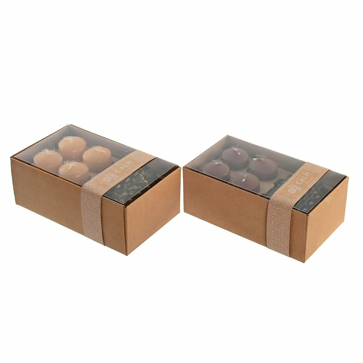 DKD Home Decor Ensemble Bougies Urbaine 36 g