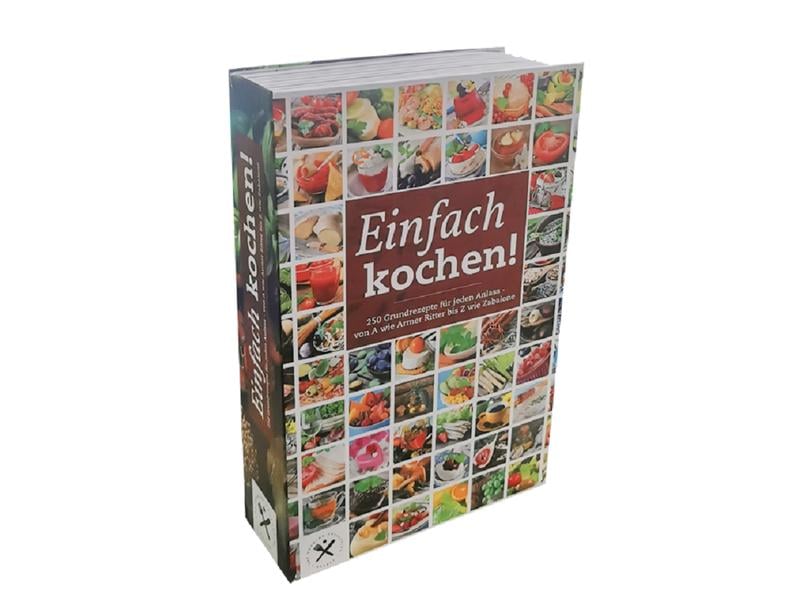 KH Security Safe Hidden Kochbuch Kochbuch Hidden Safe mit Zahlenschloss