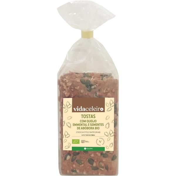Vida Celeiro Tostas Crocantes Com Emmental E Sementes Bio