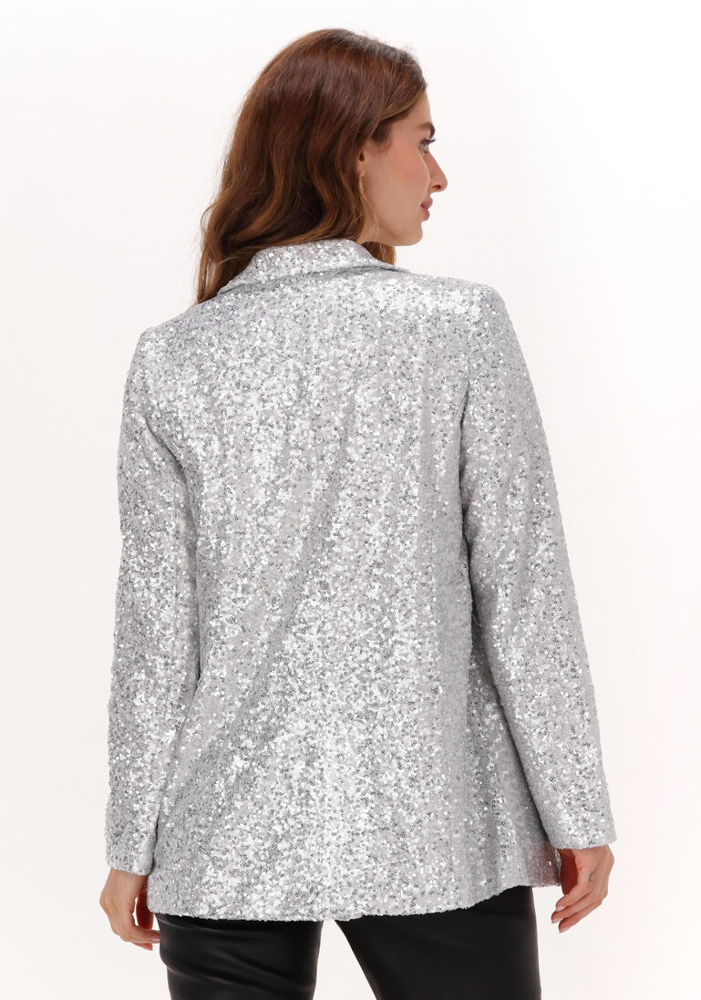 GOOSECRAFT zilveren goosecraft blazer bowie sequine blazer