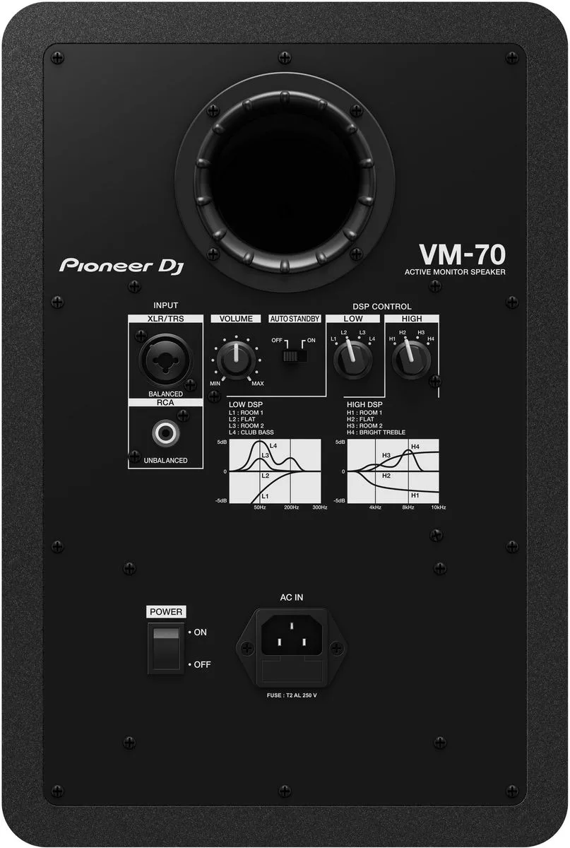 Pioneer VM-70 (la pièce) Enceintes de monitoring