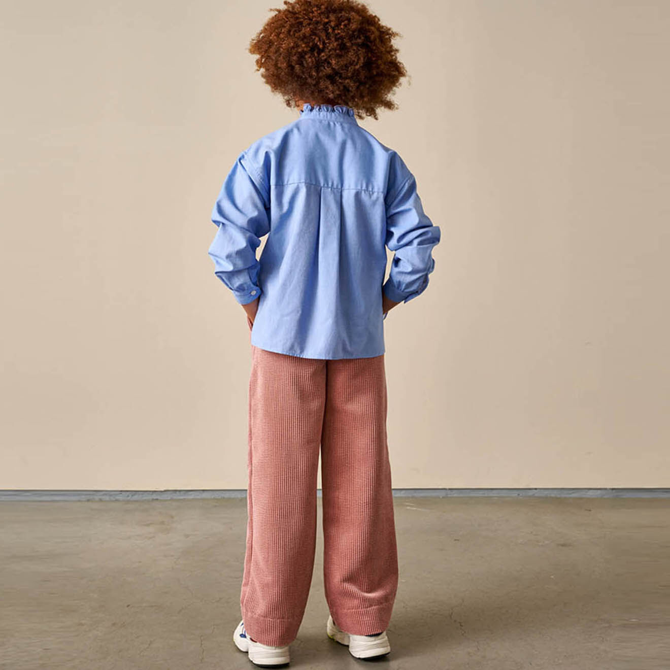 Bellerose Chemise Angle en Coton organique bleu clair