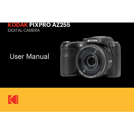 KODAK digital kamera AZ255 25 x 16MP - sort