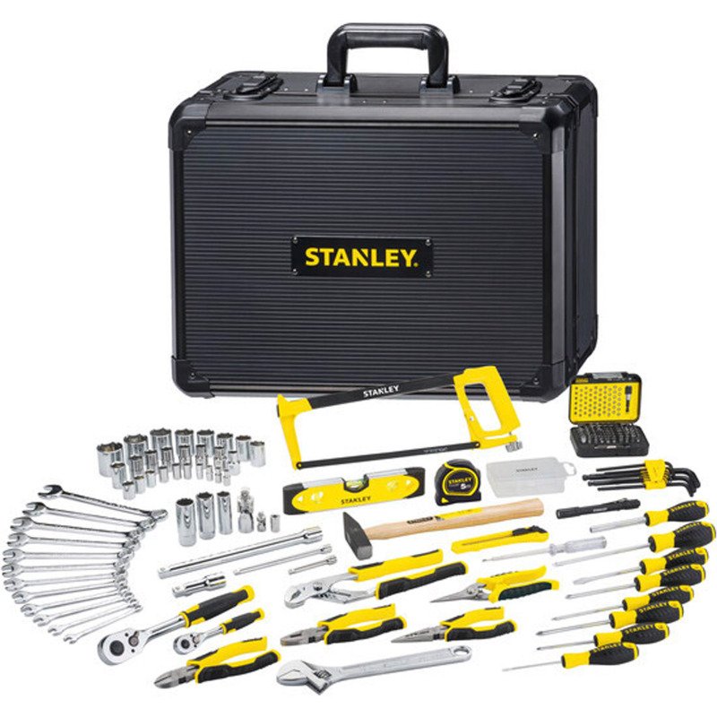Valise de maintenance Stanley 4 niveaux d'outils, 142 pièces